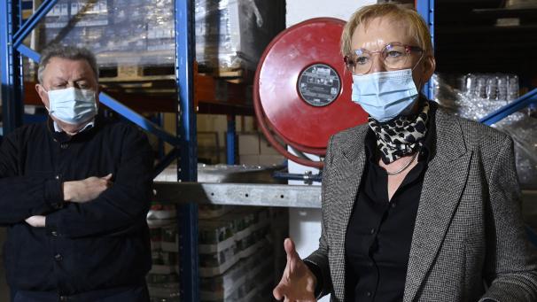 <p>Ministerin Karine Lalieux</p>