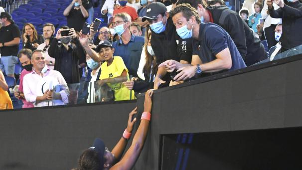 <p>Naomi Osaka und Wim Fissette (rechts) bilden ein Erfolgstandem.</p>
