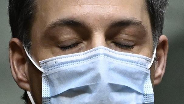 <p>Premierminister Alexander De Croo am Donnerstag in der Kammer</p>