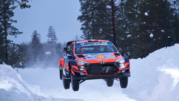 <p>Neuville-Wydaeghe im Einsatz auf der ersten Tagesetappe in Finnland.</p>