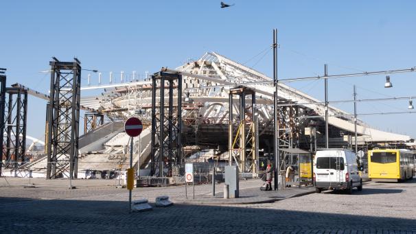 <p>Der Bahnhof von Mons entwickelt sich zu einer „unendlichen Geschichte“.</p>