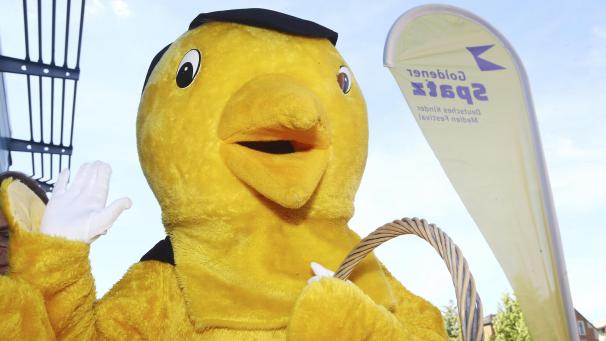 <p>Das jährlich stattfindende Festival „Goldener Spatz“ ist das größte seiner Art in Deutschland. Illustration: dpa</p>
