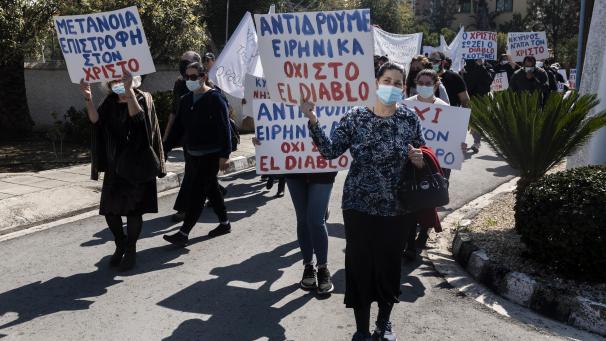 <p>In Zypern hat sich Protest gegen den eigenen ESC-Beitrag „El Diablo“ von Sängerin Elena Tsagrinou gebildet.</p>
