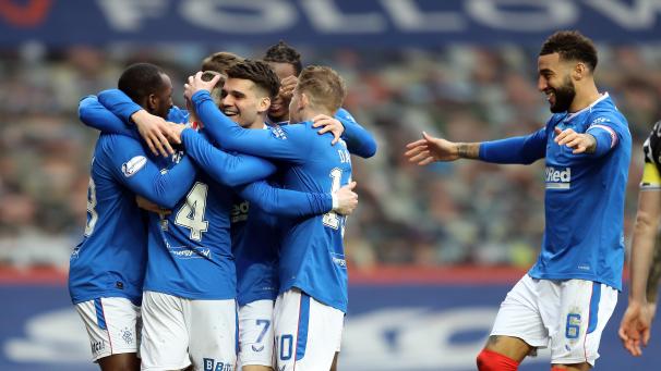 <p>Das lange Warten hat ein Ende: Die Glasgow Rangers sind erstmals seit 2011 wieder schottischer Fußball-Meister.</p>