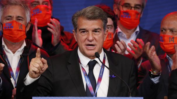 <p>Joan Laporta ist neuer Barca-Präsident.</p>