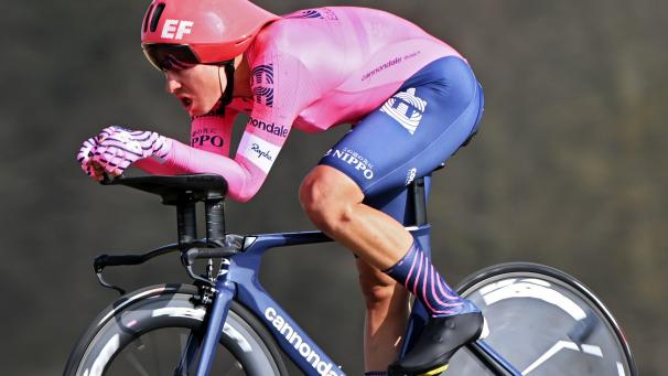 <p>Stefan Bissegger beeindruckte beim Zeitfahren.</p>