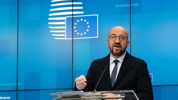 <p>Charles Michel, Präsident des Europäischen Rates, kritisiert die britische Regierung scharf.</p>