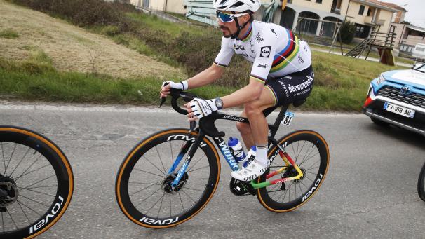 <p>Weltmeister Julian Alaphilippe</p>