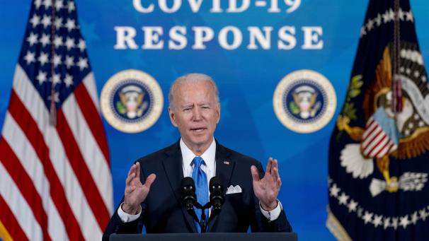 <p>Joe Biden hat mit dem billionenschweren Maßnahmenbündel einen weiteren politischen Erfolg erzielt.</p>