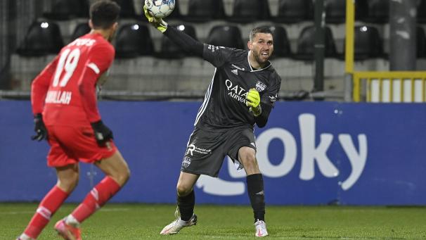 <p>AS-Torwart Théo Defourny</p>