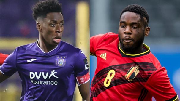 <p>Sambi Lokonga und Orel Mangala (rechts) sind die zwei neuen Gesichter bei der Nationalmannschaft.</p>