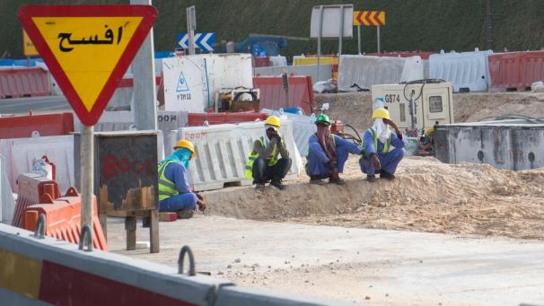 <p>Die Arbeiter in Katar kommen vor allem aus Nepal, Bangladesch, Indien und Sri Lanka.</p>