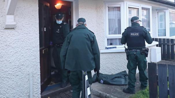 <p>Polizeieinsatz in Belfast</p>