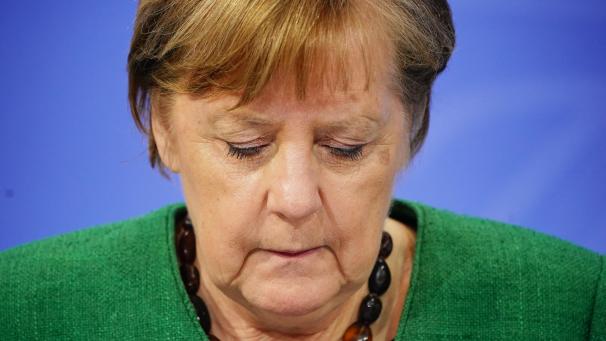 <p>Kanzlerin Angela Merkel am Montagabend in Berlin</p>