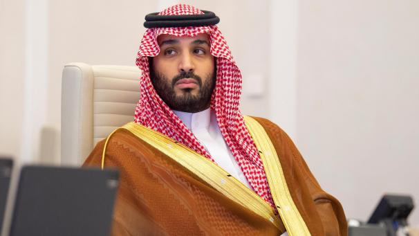<p>Kronprinz Mohammed bin Salman bestreitet, die Ermordung Khashoggis angeordnet zu haben.</p>