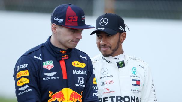 <p>Schafft es Herausforderer Max Verstappen (links), die Vorherrschaft von Lewis Hamilton zu durchbrechen?</p>