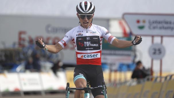 <p>Esteban Chaves siegte auf dem Port Ainé.</p>