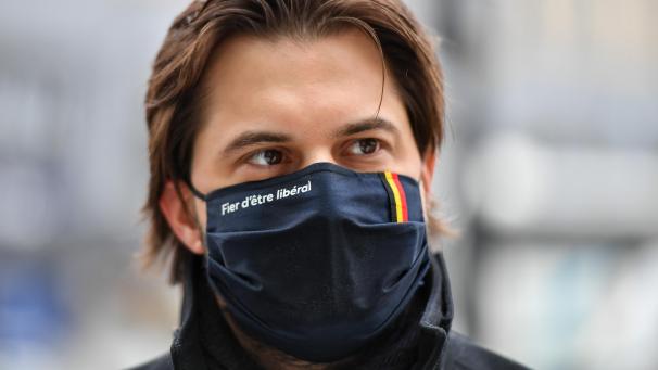 <p>Enfant terrible: MR-Parteichef Georges-Louis Bouchez.</p>