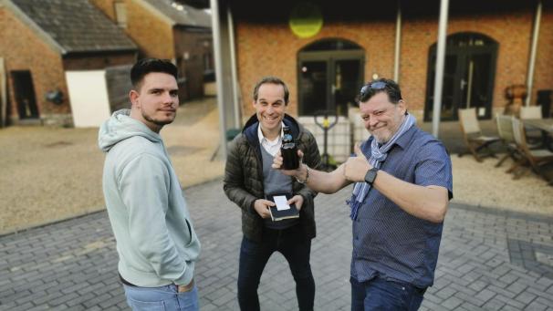 <p>Nico Pilz, Colin Kraft und Patrick Gensterblum (v. l.) gehen mit vielen Ideen an den Start.</p>