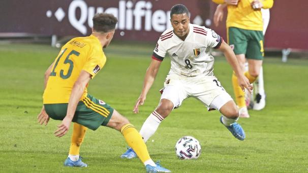 <p>Youri Tielemans will auch gegen Tschechien das belgische Mittelfeld leiten.</p>
