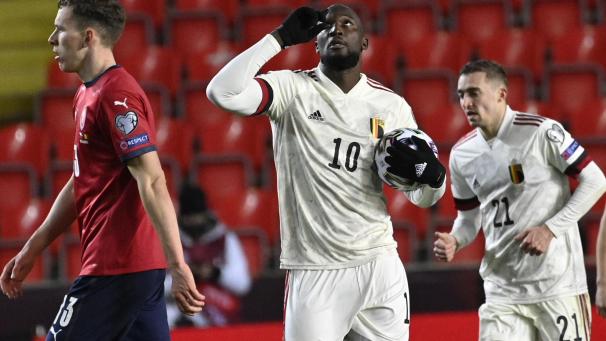 <p>Romelu Lukaku schoss das 59. Tor für die Roten Teufel.</p>