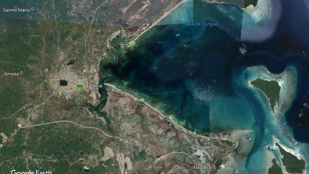 <p>Die undatierte Aufnahme von Google Earth zeigt den Ort Palma in der Provinz Cabo Delgado. Seit Mittwoch wüteten etwa 100 Angreifer, die einer Gruppierung mit Verbindungen zur Terrormiliz Islamischen Staat (IS) angehören sollen, in der Kleinstadt.</p>