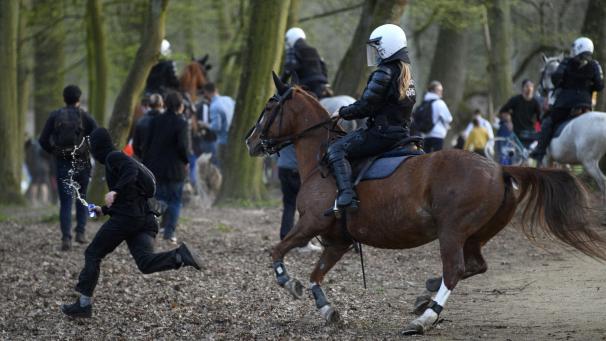 <p>Katz- und Mausspiel mit der Kavallerie</p>