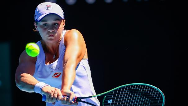 <p>Ashleigh Barty in Aktion</p>
