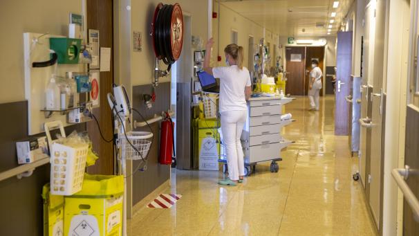 <p>Ein Blick in die Uniklinik Gent</p>