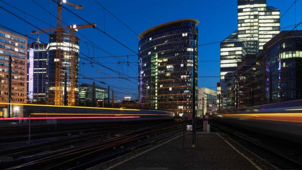 <p>Ein Blick auf den Brüsseler Nordbahnhof</p>