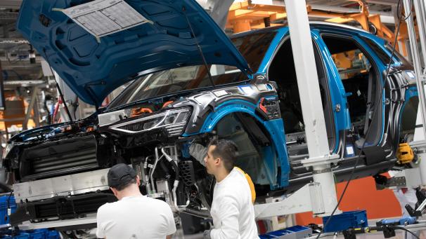 <p>Unternehmen (hier: Audi Brussels) sind innovativer.</p>