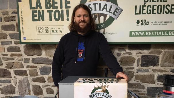 <p>Simon Charlier hat vor rund fünf Jahren seine Brasserie „La Bestiale“ gegründet.</p>