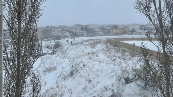 <p>Die Sicht aus dem Zimmer von Jasper Philipsen</p>