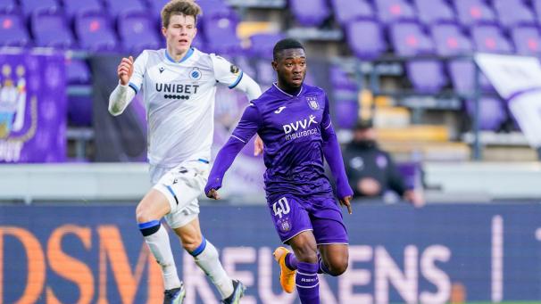 <p>Francis Amuzu belebte nach seiner Einwechslung das Anderlechter Angriffsspiel.</p>