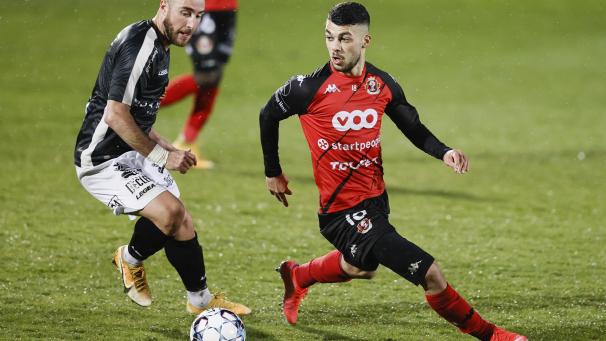 <p>Mit 19 Toren hat Georges Mikautadze (rechts) erheblichen Anteil an Seraings Höhenflug.</p>