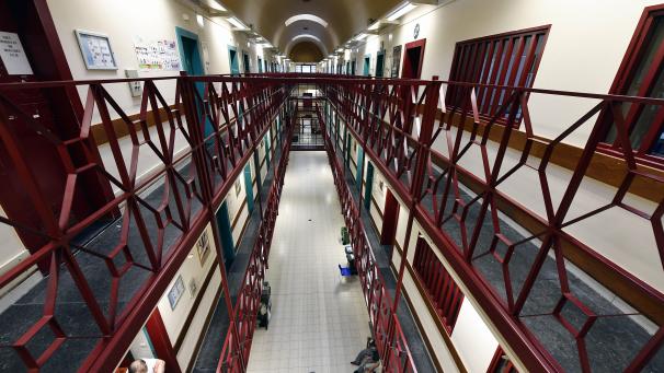 <p>Blick in das Antwerpener Gefängnis</p>