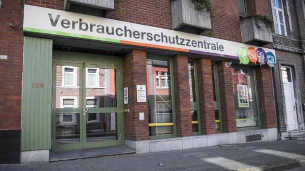 <p>Blick auf die Verbraucherschutzzentrale in Eupen</p>