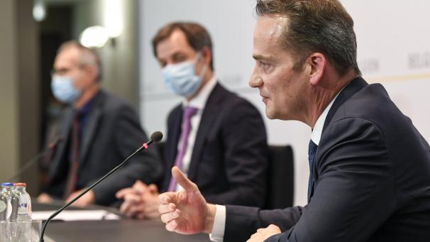 <p>Oliver Paasch bei der Pressekonferenz nach der Sitzung des Konzertierungsausschusses am Mittwoch</p>