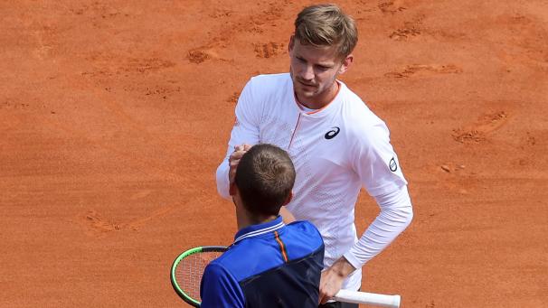 <p>David Goffin schied im Viertelfinale aus.</p>