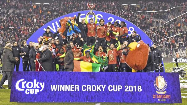 <p>Am 17. März 2018 schoss Renaud Emond Standard Lüttich zum Pokalsieg gegen Genk.</p>