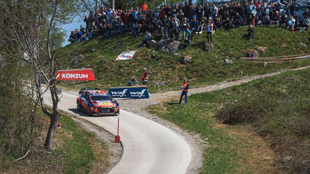 <p>Thierry Neuville will bei der Rallye Kroatien den Sieg davontragen.</p>