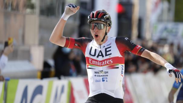 <p>Tadej Pogacar feierte in Lüttich einen tollen Erfolg.</p>