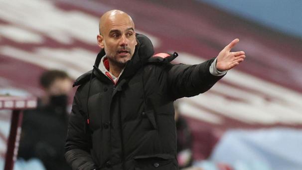 <p>Pep Guardiola mahnt: „Wir haben noch nichts gewonnen.“</p>