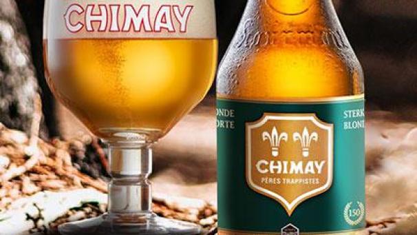 <p>Neues Bier von Chimay: ein starkes Blondes mit grünem Etikett</p>