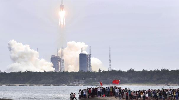 <p>Mit dem Bau einer eigenen Raumstation beginnt China das bisher größte Vorhaben seines ehrgeizigen Weltraumprogramms.</p>