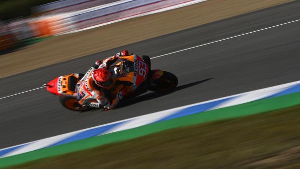 <p>Marc Marquez in Aktion</p>