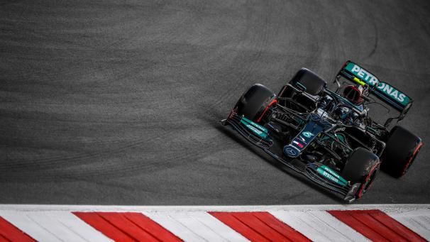 <p>Valtteri Bottas in Aktion</p>