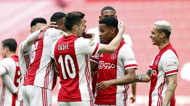 <p>Ajax Amsterdam bejubelt seinen 35. Meistertitel.</p>