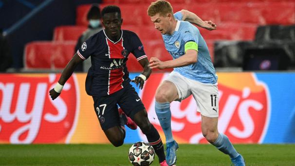 <p>Nationalspieler Kevin De Bruyne (r.) und Manchester City stehen vor dem Einzug in das Finale der Champions League.</p>