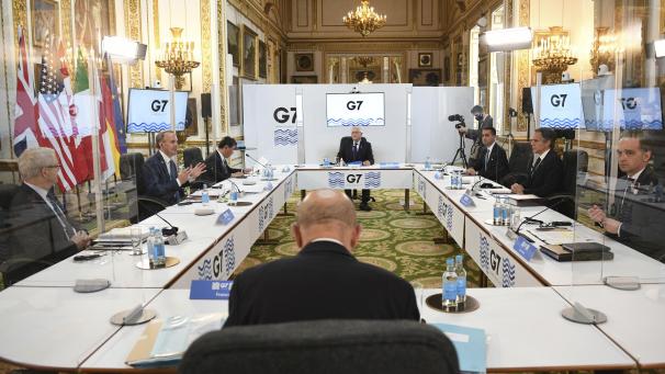 <p>Blick auf das Treffen der Außenminister am Dienstag in Lodnon: In der Ära Trump galt die G7 fast schon als Auslaufmodell. Jetzt könnte die Gruppe westlicher Industriestaaten ein Comeback erleben. Das liegt vor allem an der zunehmenden Konkurrenz zu autoritär regierten Länder wie Russland und China.</p>